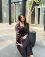 Neda floral black suit