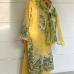 Butter yellow pak suit - Image 2
