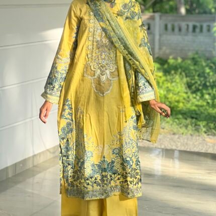 Butter yellow pak suit