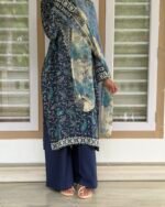 Floral blue suit - Image 4
