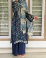 Floral blue suit - Image 3