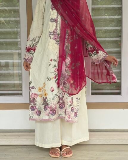 Premium floral suit